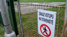 zákazVstuou na staveniště